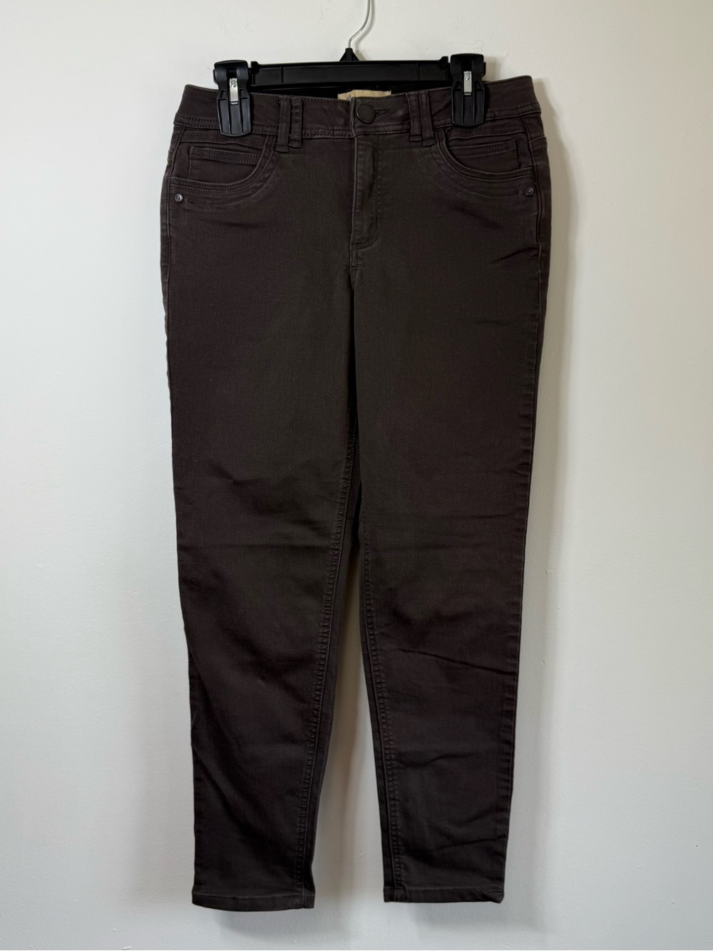 Democracy "Ab" Technology Stretch Skinny Jeans Washed Charcoal Size 8